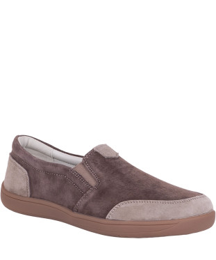 Półbuty barefoot Berrozio LSK-648 brązowe wsuwane skórzane