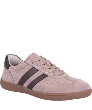 Sneakersy damskie Berrozio LSK-649 fango – skórzane Memory Foam