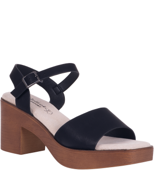 Sandały damskie Skotnicki S-3-4038 Black – eleganckie na słupku