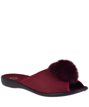 Kapcie damskie Befado Home & Go 255D012 bordowe B-Relax