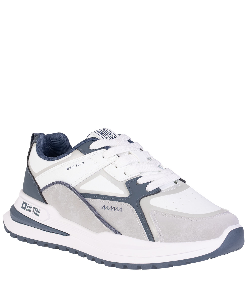 Big Star UU174357 - sneakersy męskie szaro-granatowe