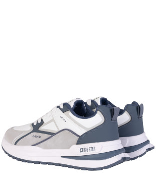 Big Star UU174357 - sneakersy męskie szaro-granatowe