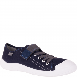 Befado trampki dziecięce 251Q047 granatowe - buty na rzepy