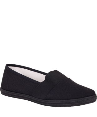 Tenisówki  damskie LANO T-3-1405 czarne wsuwane